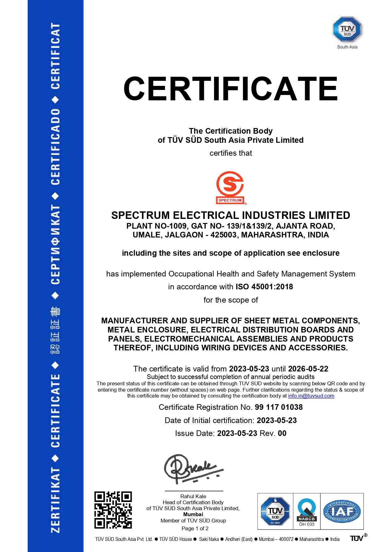 ISO 45001:2018
