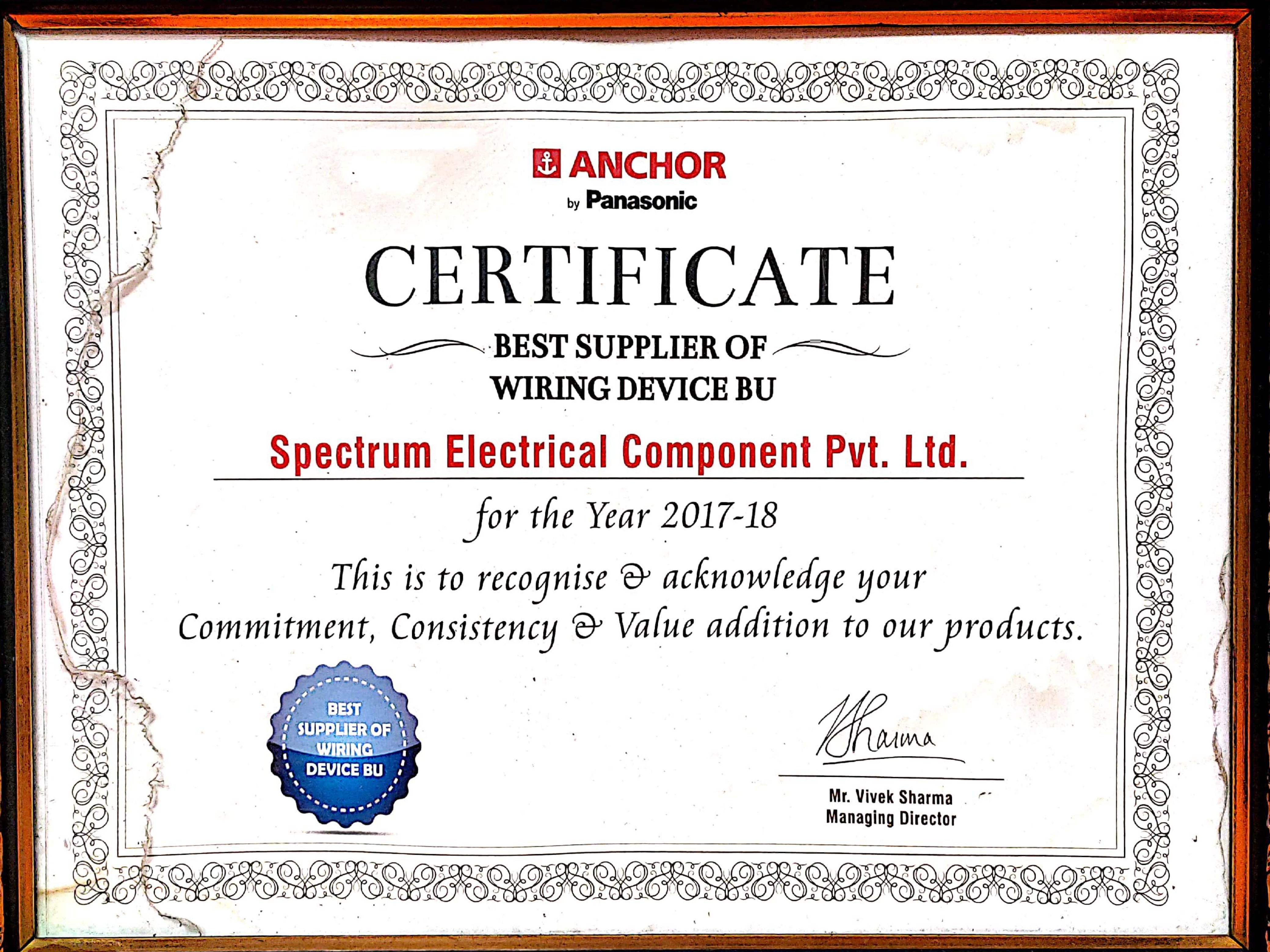 Best Supplier of Wiring Devices BU